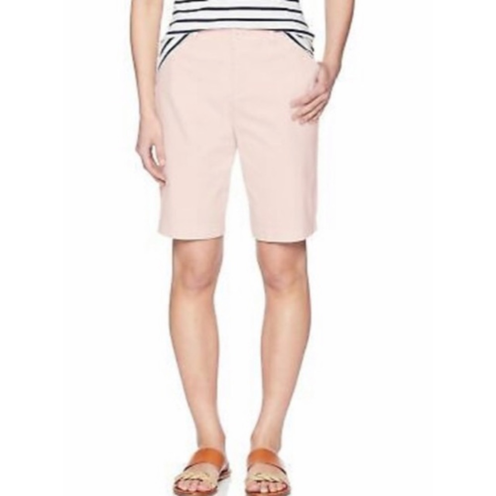 Twill Bermuda Shorts In Light Primrose